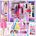 Doll Clothes and Accessories with Princess Gowns Dresses Shoes K232