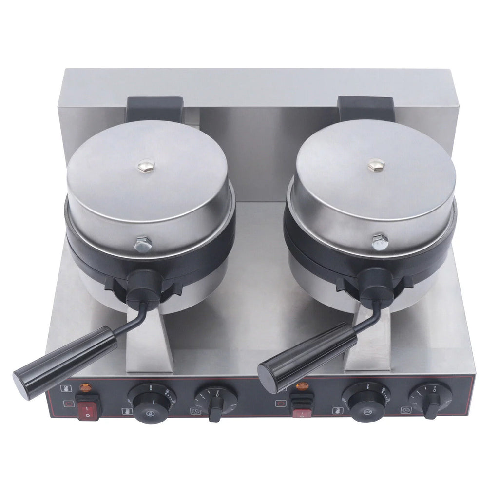 Double Head Stainless Steel Non-stick Electric Waffle Maker 2400W Q674