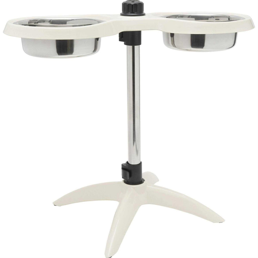 Adjustable Stainless Steel Elevated Dog Bowls F680
