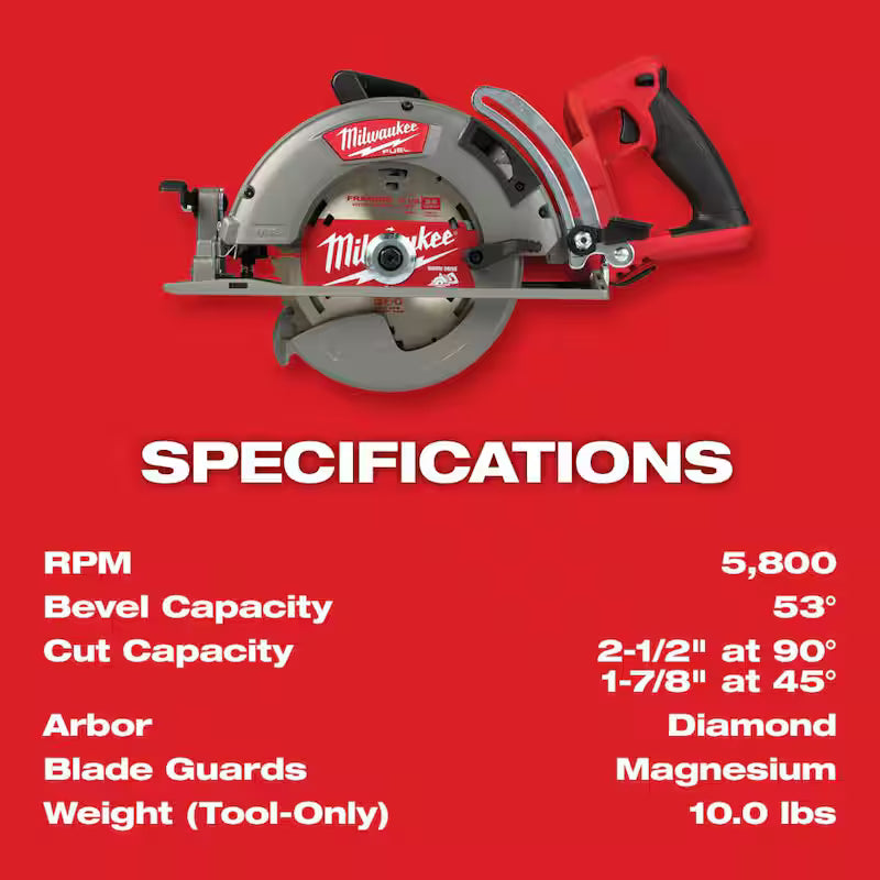 18V Cordless 7-1/4 in. Circular Saw & 12.0Ah Battery J74306
