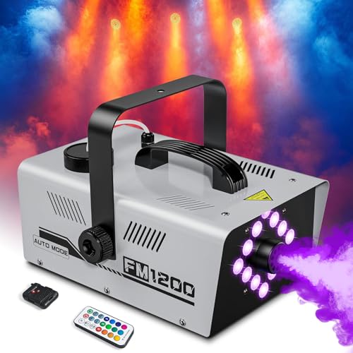 1200W 6000CFM Fog Machine with LED Lights T38265