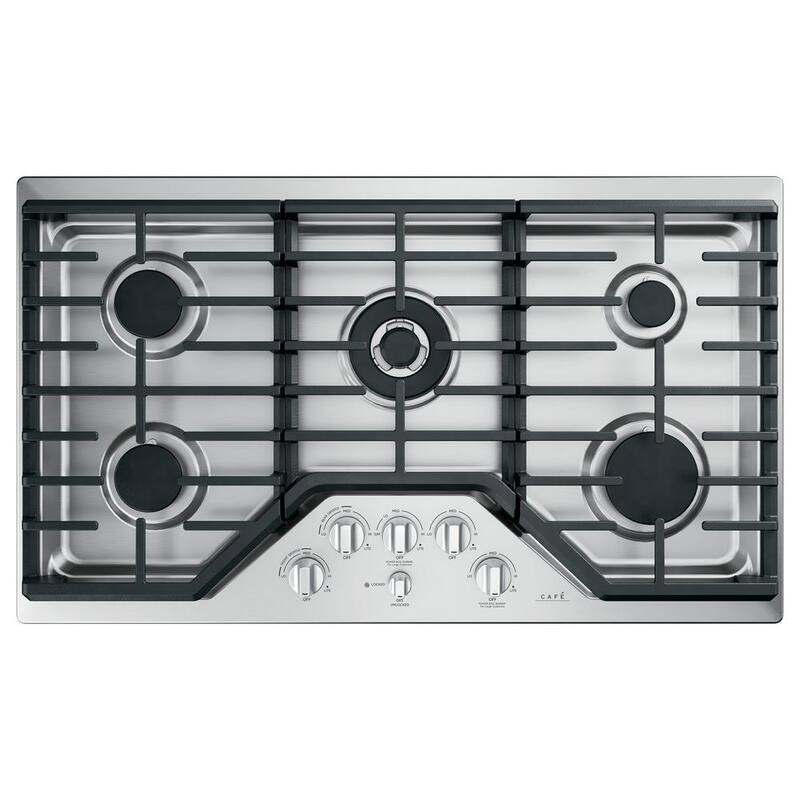 Brushed Stainless Gas Cooktop Knob Kit L9650