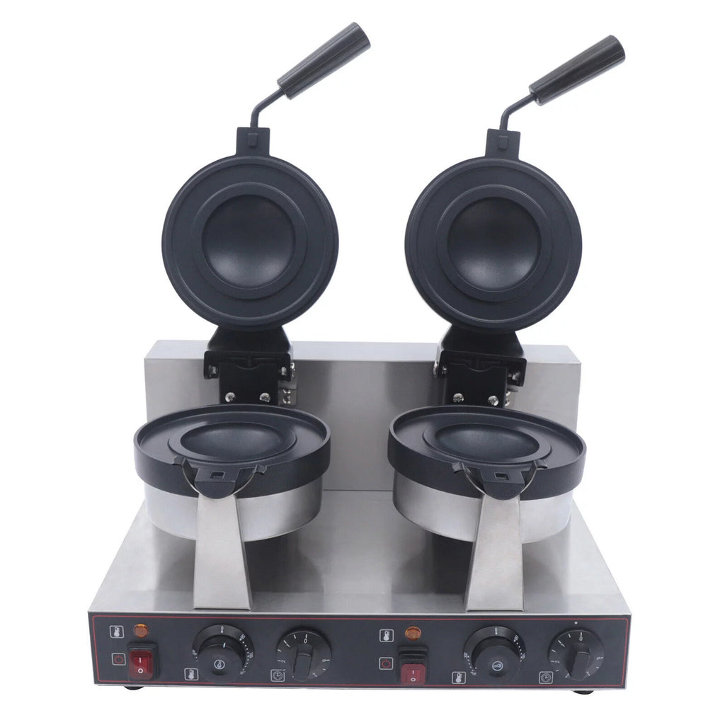 Double Head Stainless Steel Non-stick Electric Waffle Maker 2400W Q674