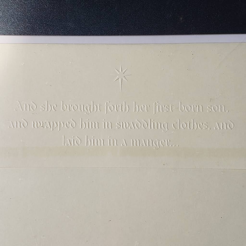 Handmade Religious Holiday Cards G262