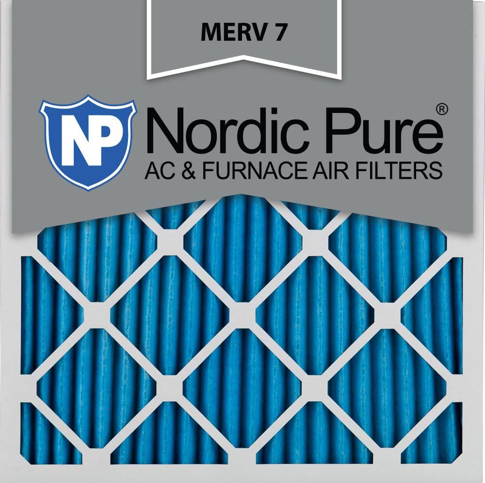 20x20x1 MERV 7 Pleated Air Filters, Pack of 24 Y846387
