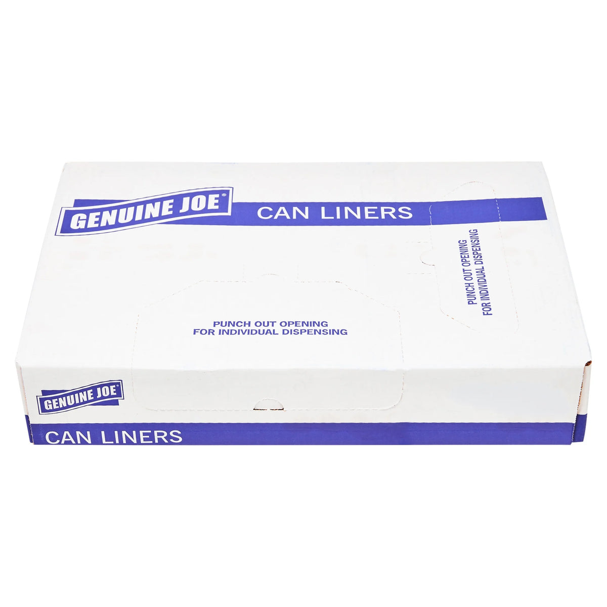 Black 60 Gallon Trash Can Liners, 50 per Box Z8915