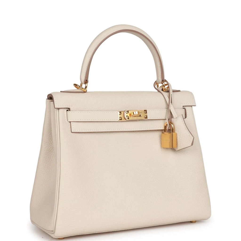 Craie Togo Leather Handbag O1340