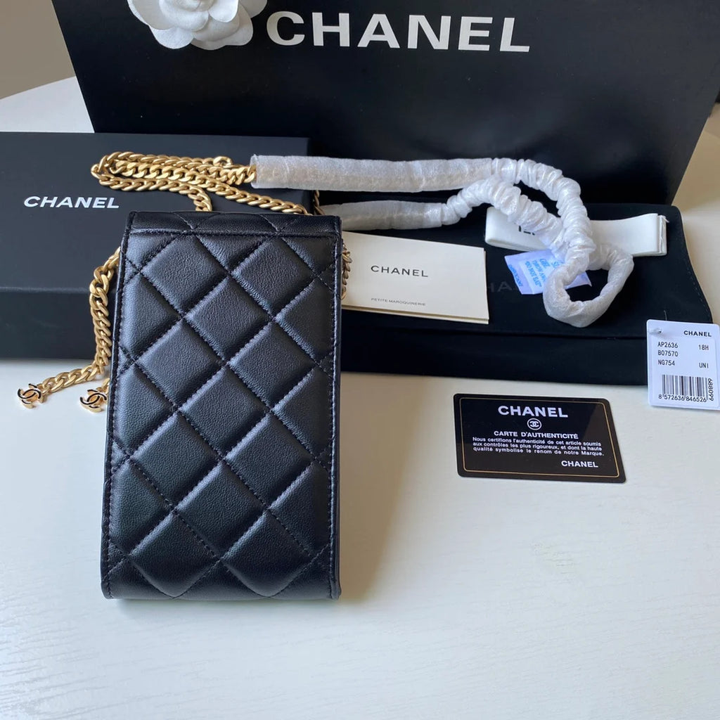 Black Phone Holder Bag Y23511