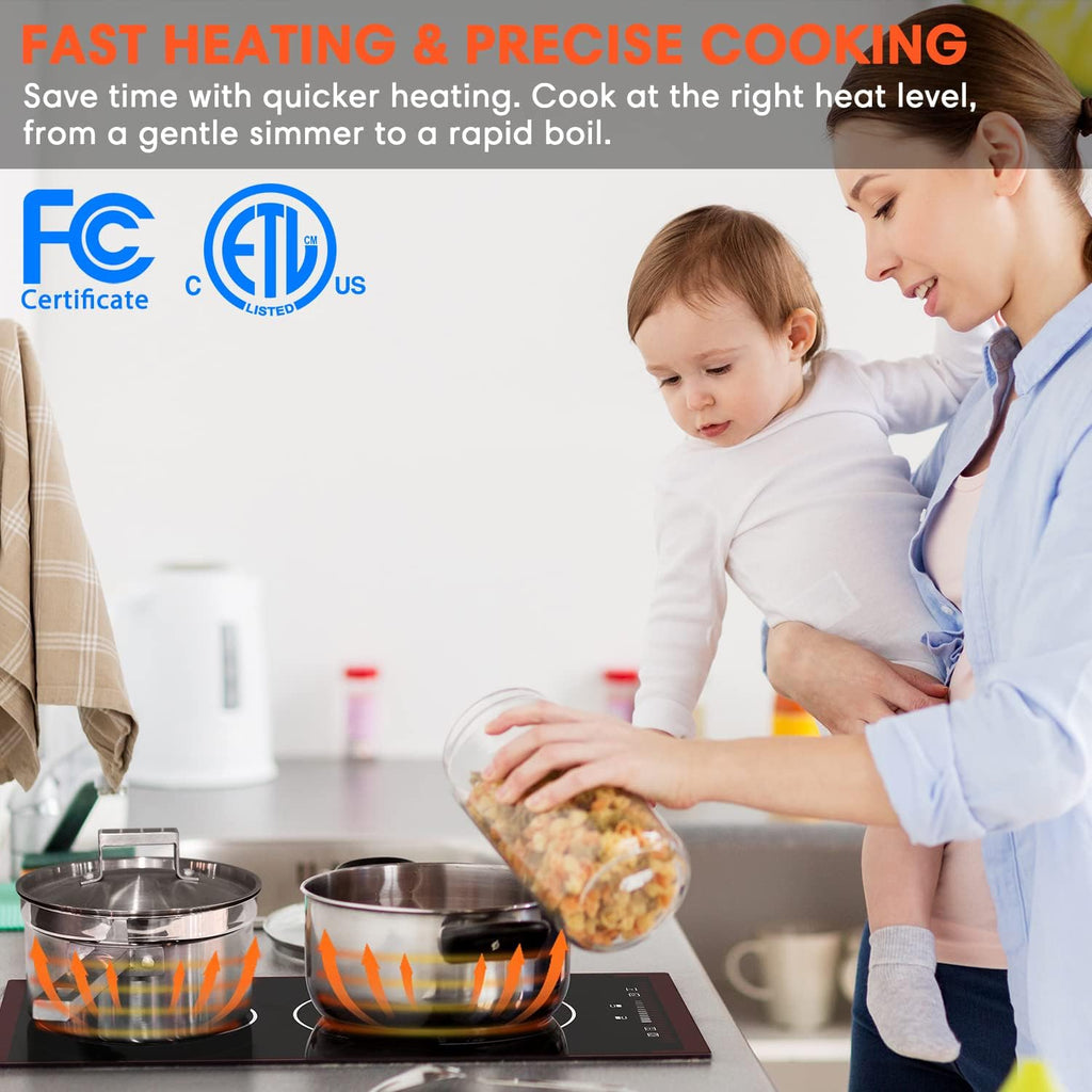 30 Inch 4 Burners Induction Cooktop with Timer N827