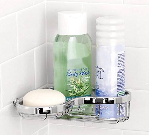 Polished Chrome Corner Shower Basket Z4605