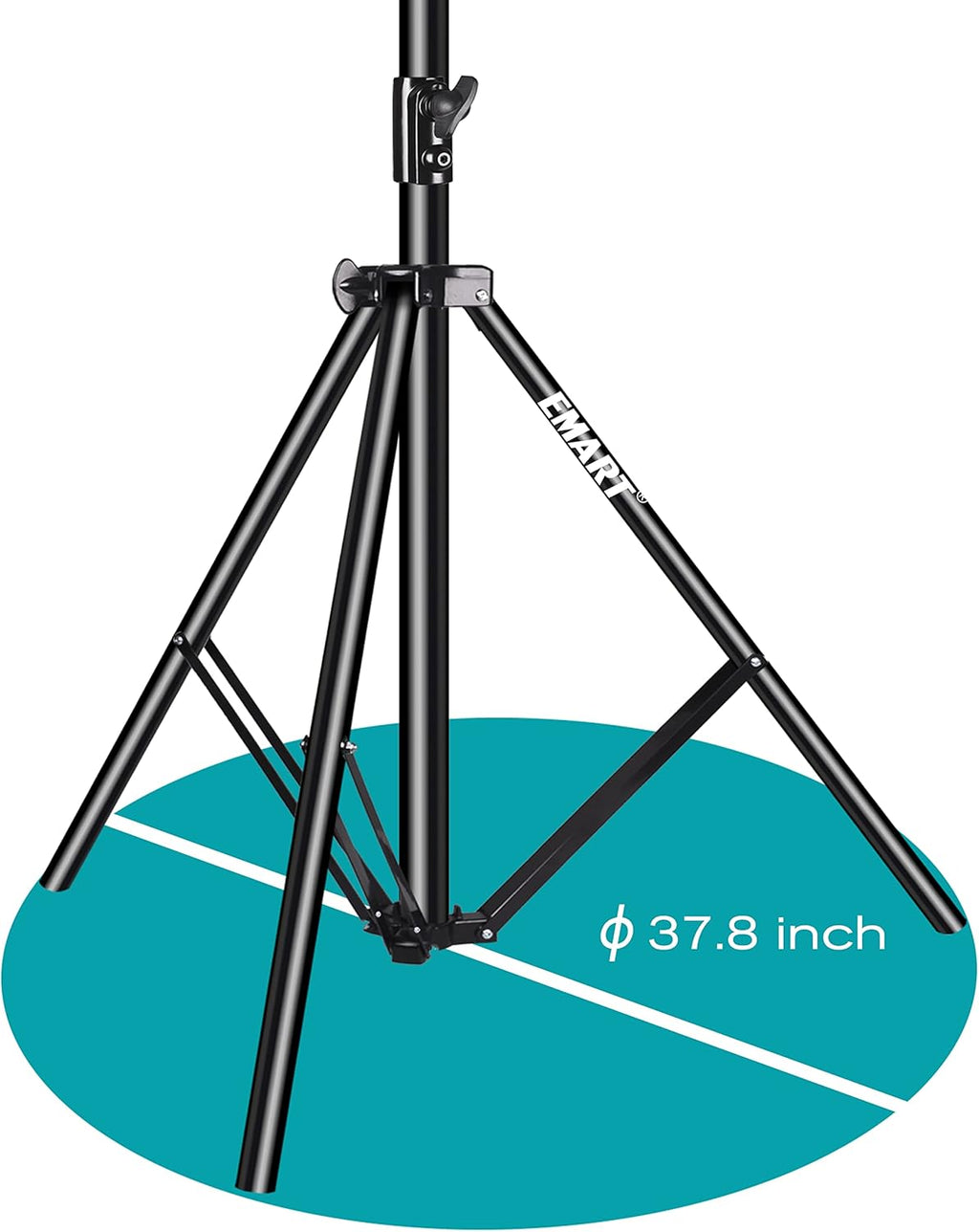 8.5ft Adjustable Aluminum Light Stand with Carrying Bag, 2 Pack J78689