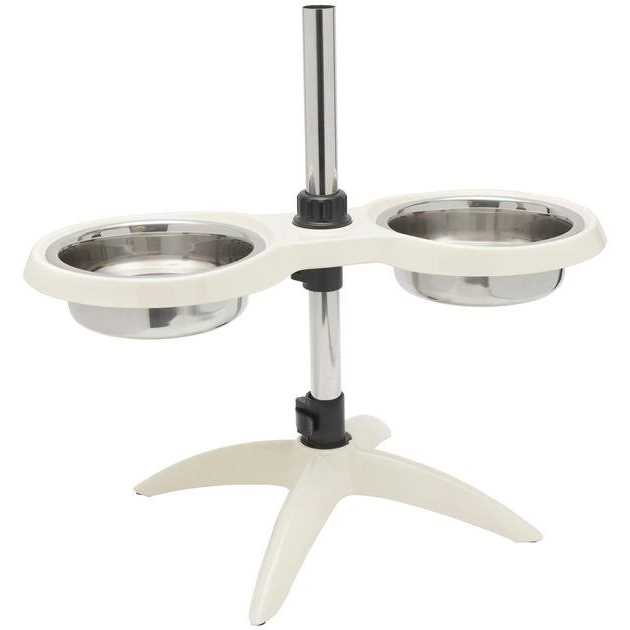 Adjustable Stainless Steel Elevated Dog Bowls F680