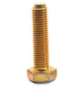 1 inch-8 x 3 inch Coarse Thread Grade 8 Hex Cap Screw Alloy Steel Yellow Zinc Plated Pk 10 D731958