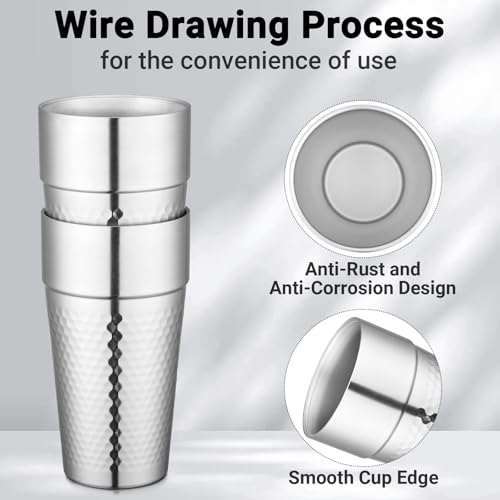 16 oz 4 Pack Stainless Steel Tumbler A508127