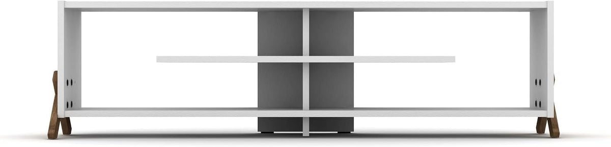 Wooden TV Stand with 4 Shelves L83283