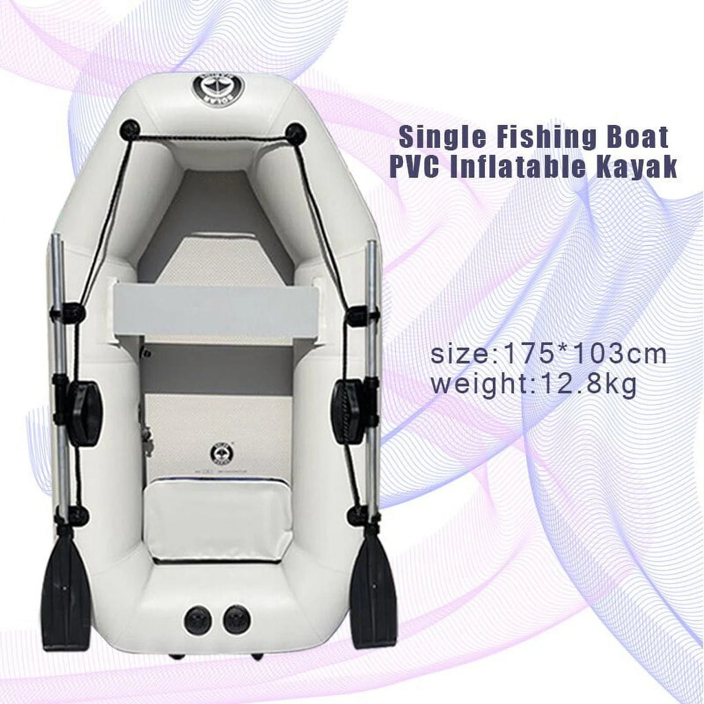 1 person Inflatable Rowing Boat Kayak Canoe G71612