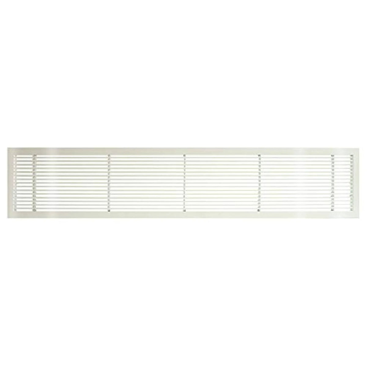 White-Gloss Solid Aluminum Fixed Bar Supply/Return Air Vent Grille A642341
