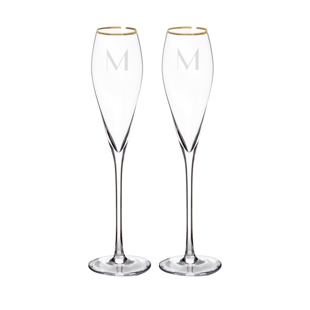 Gold Champagne Flutes and Cake Serving Set N171648