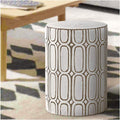 16 Round Glazed Ceramic Garden Stool A911