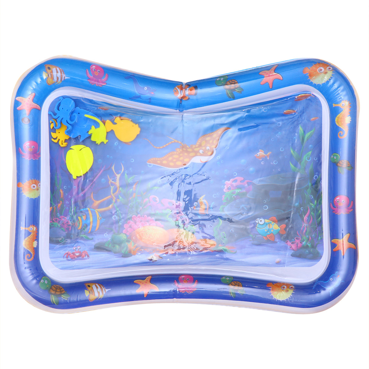 Inflatable Crawling Cushion Water Play Mat (Blue) V176782