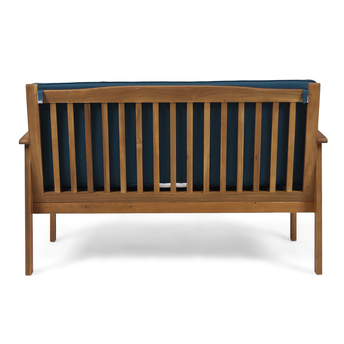 Acacia Wood Loveseat with Cushion P268