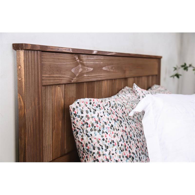 King Panel Headboard in Mahogany Q76281