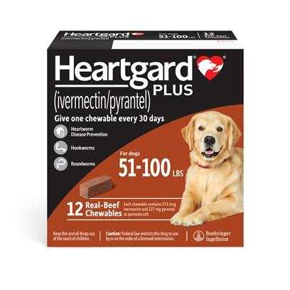 Heartgard Plus Chewables for Dogs E1300