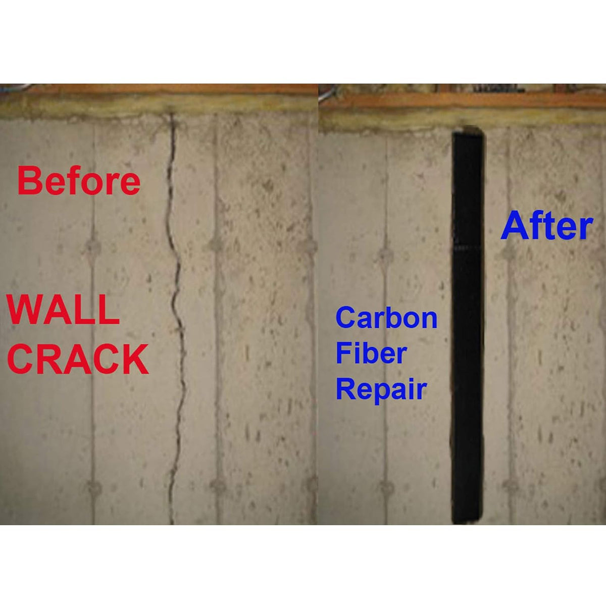 50 ft Carbon Fiber Wall Crack Repair Kit X6292