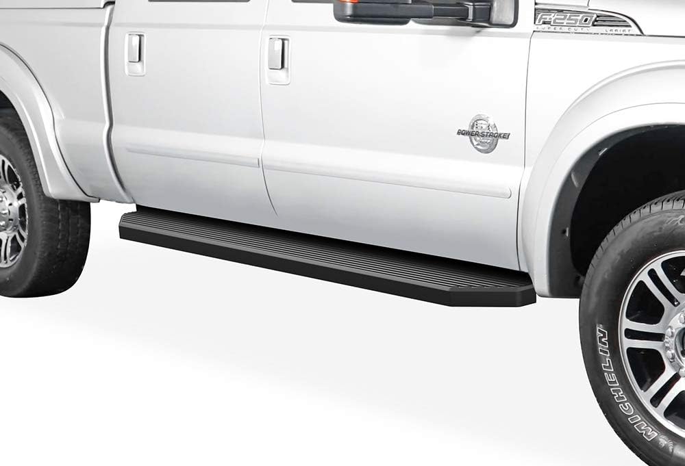 Black Running Boards 6 inches Crew Cab Y979