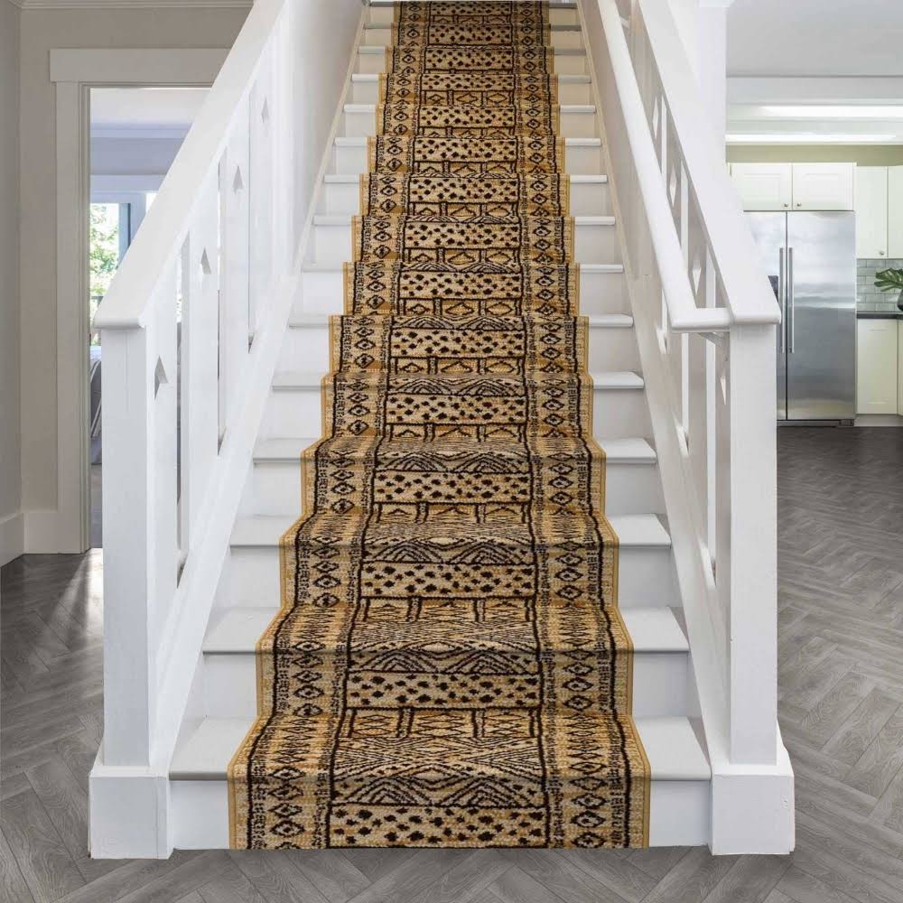 Afrikans Berber Stair Carpet Runner 17 foot F389