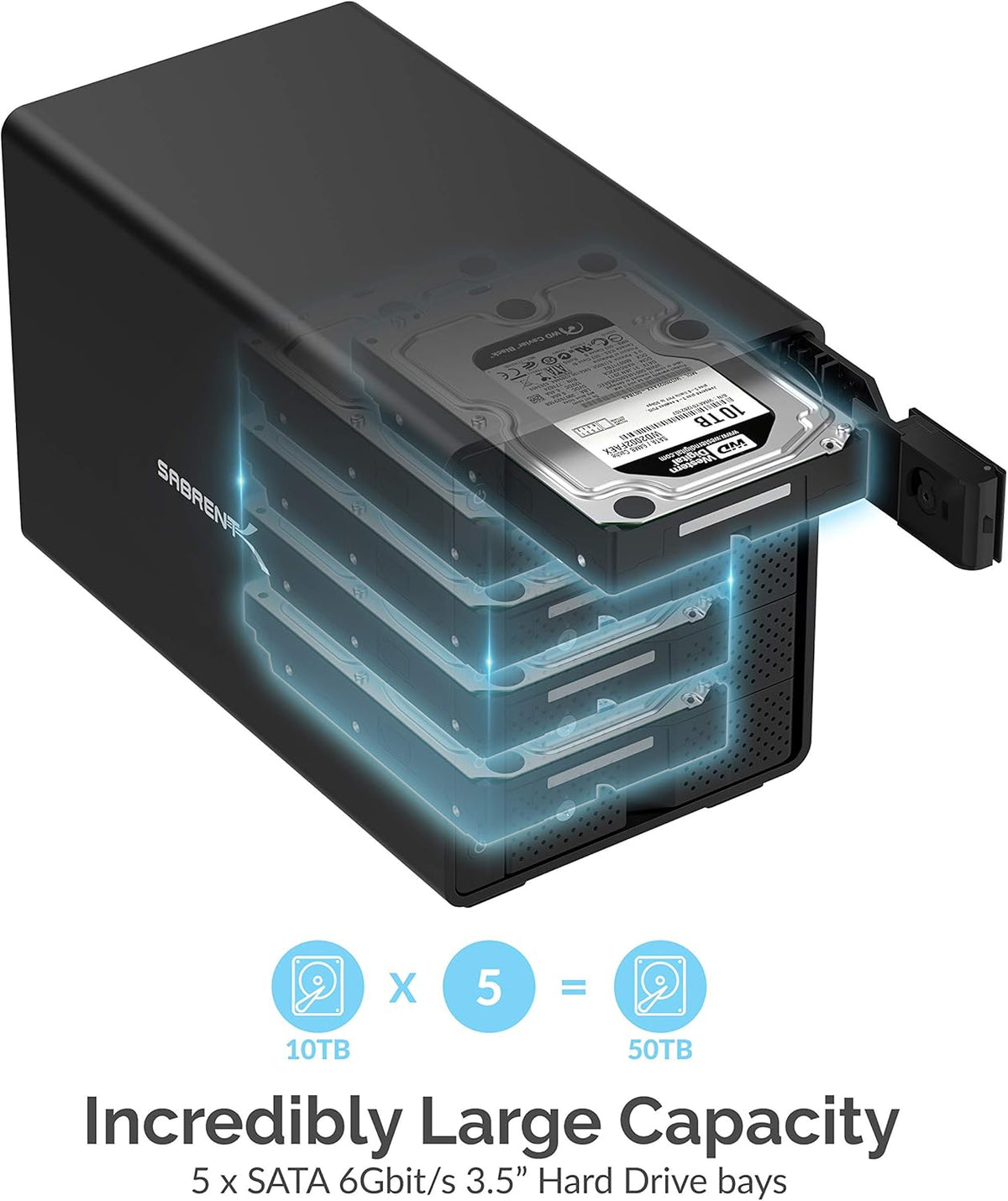 USB 3.0 to SATA Dual Bay External Hard Drive Docking Station T59462