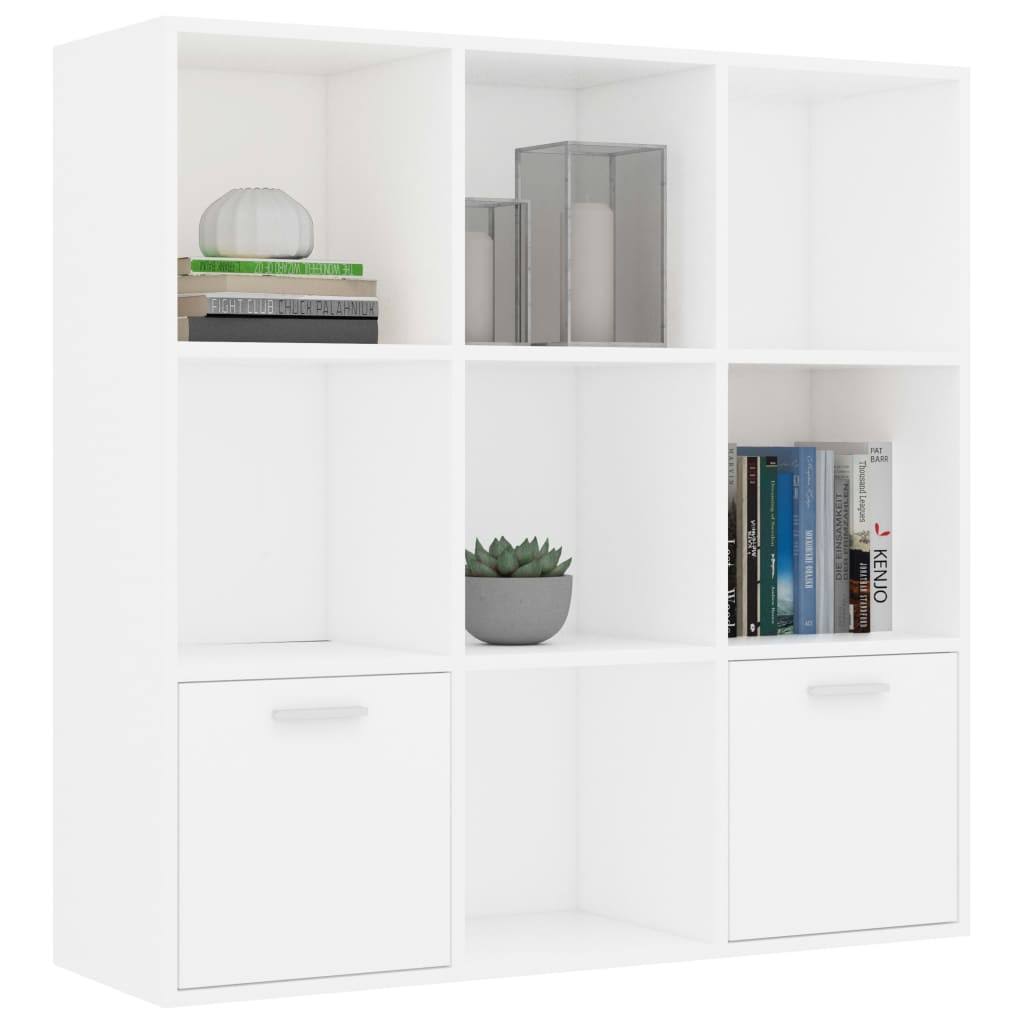 Book Cabinet Concrete Gray Chipboard T3952