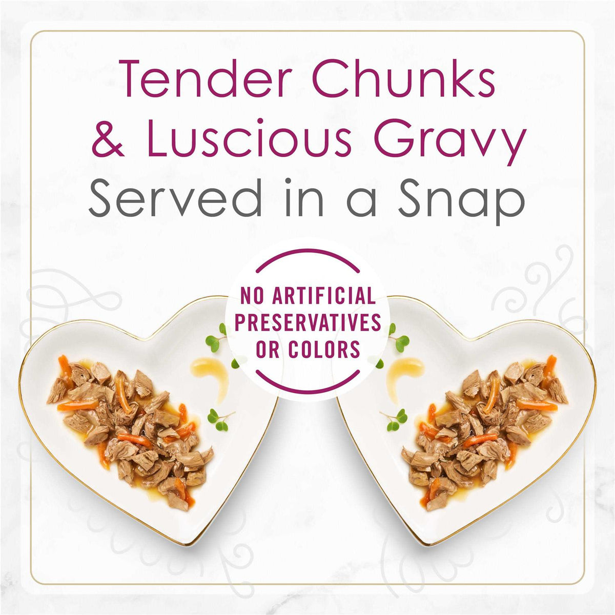 Wet Cat Food Tender Beef with Carrots L3258