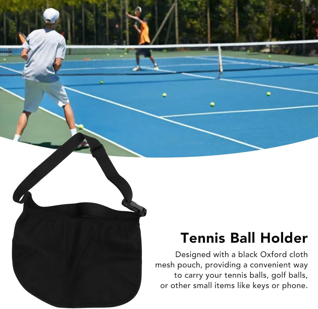 Black Oxford Cloth Waist Belt Bag Pouch Y588