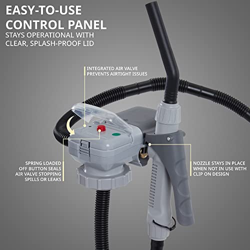 Automatic Fuel Transfer Pump, Battery Powered, Portable Liquid Pump X868