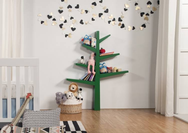 Green Bookcase G917