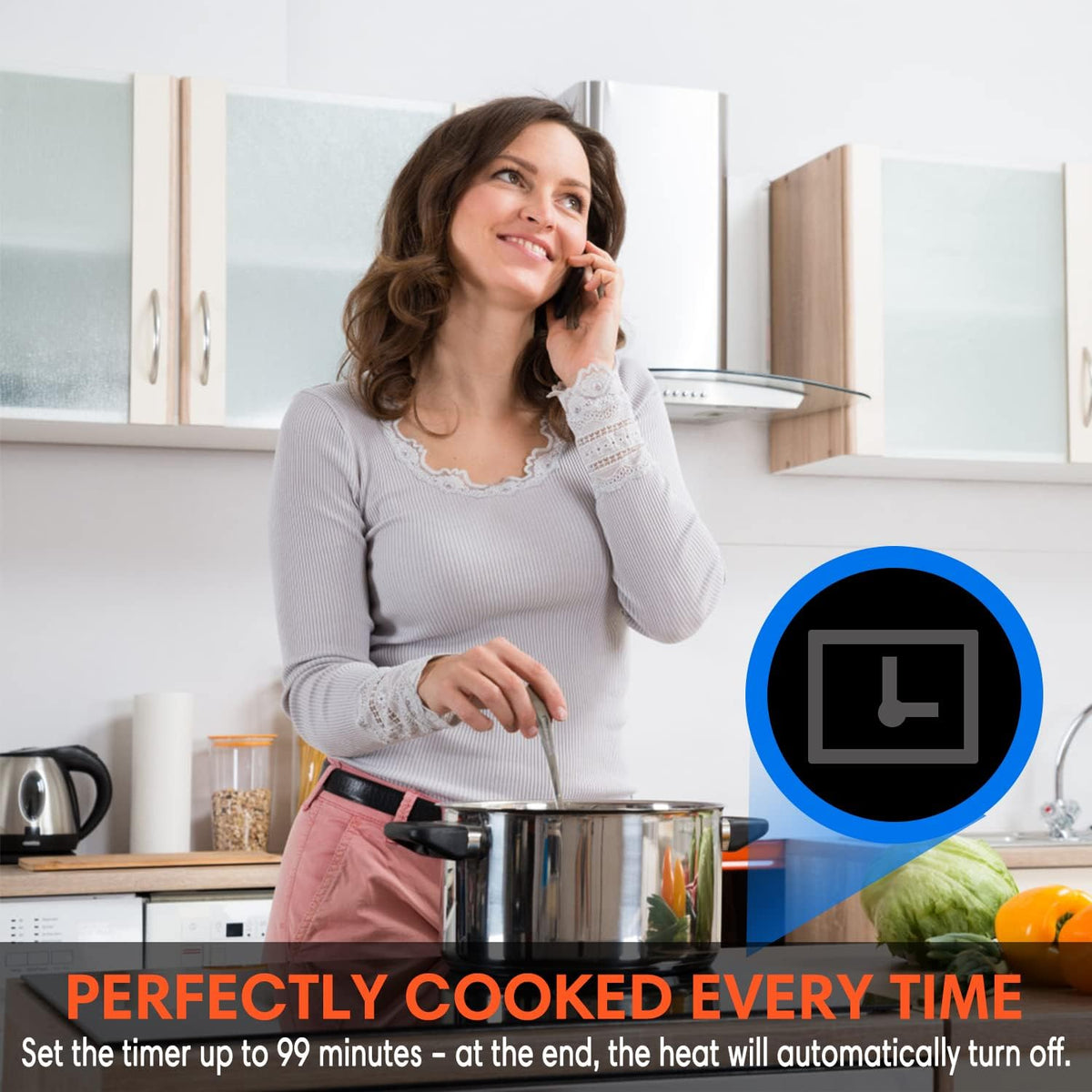 30 Inch 4 Burners Induction Cooktop with Timer N827