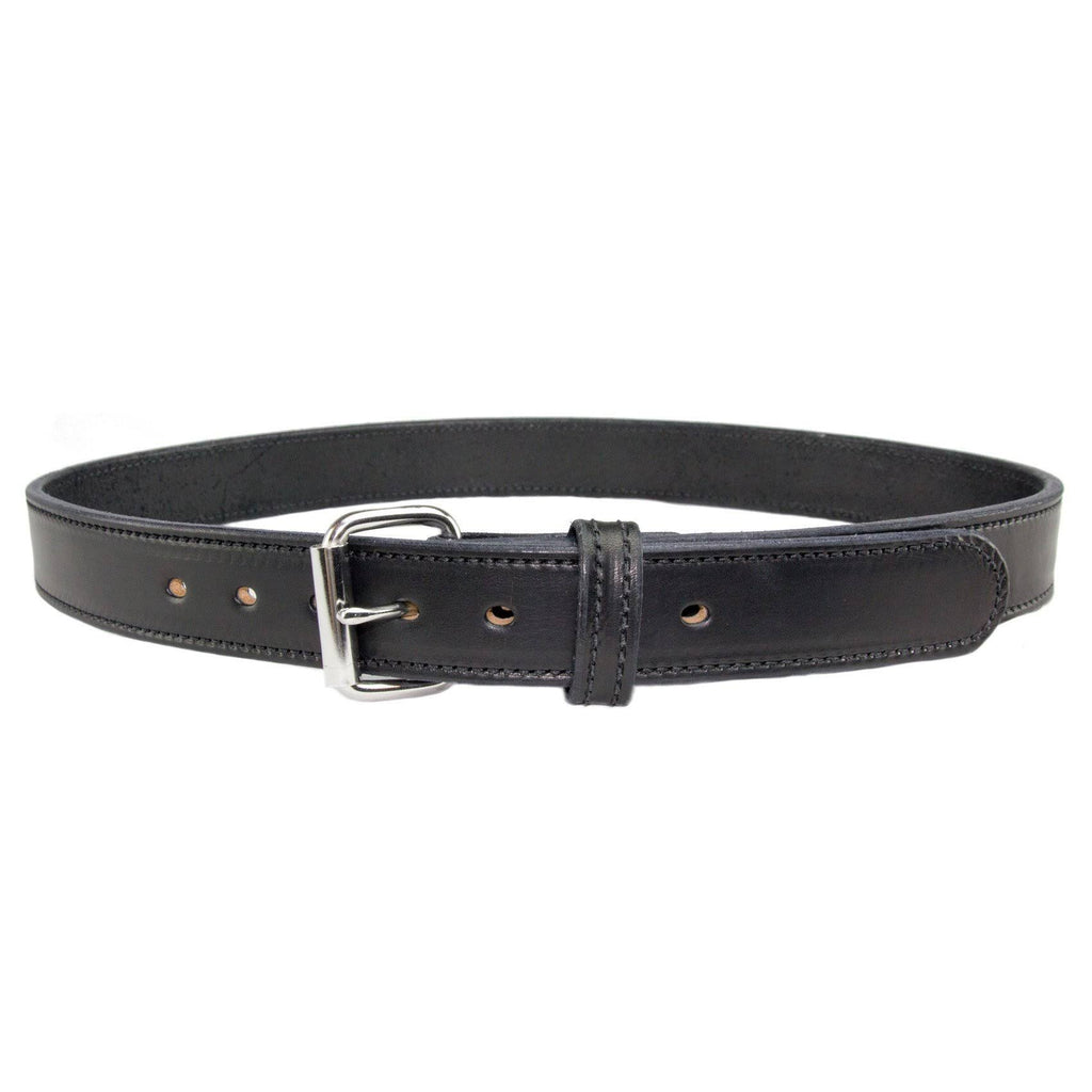 Black Leather Gun Belt U5828