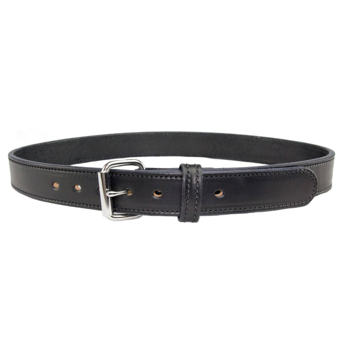Black Leather Gun Belt U5828