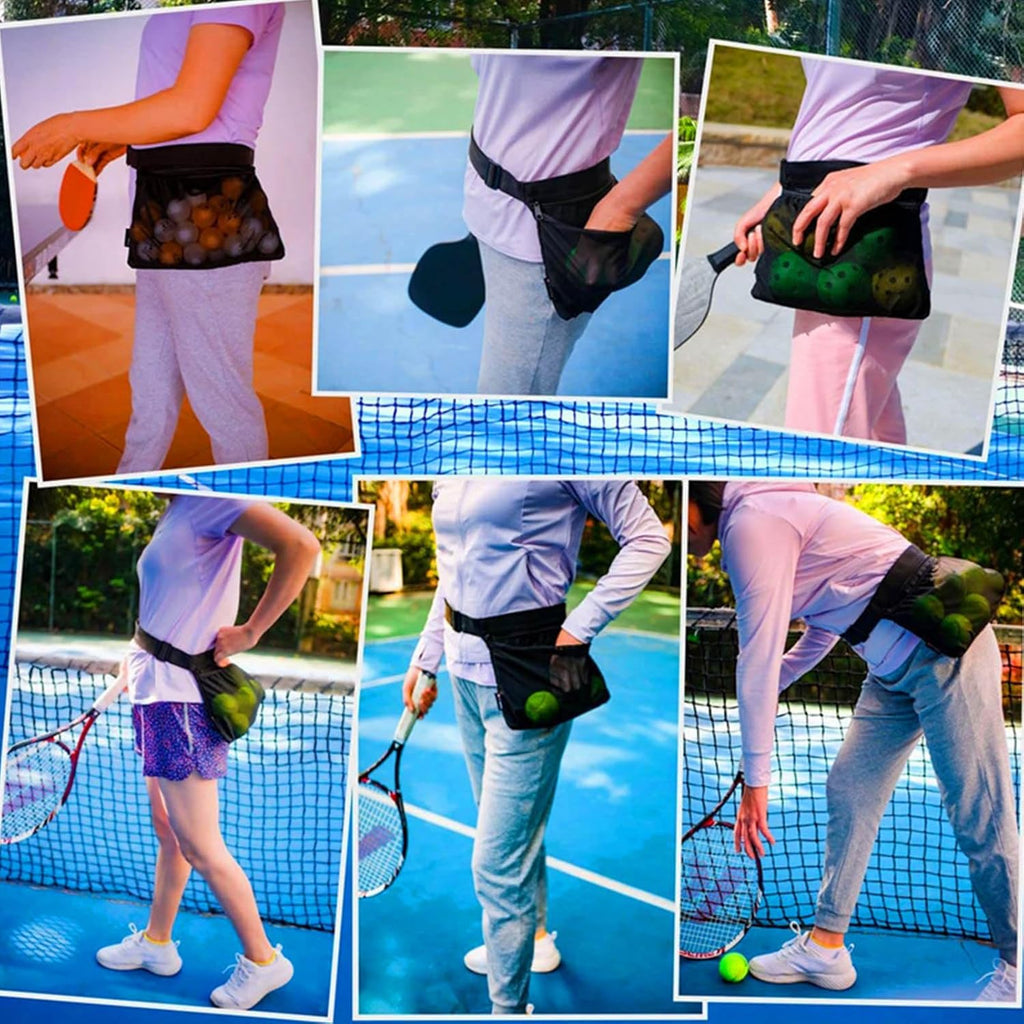 Black Oxford Cloth Waist Belt Bag Pouch Y588