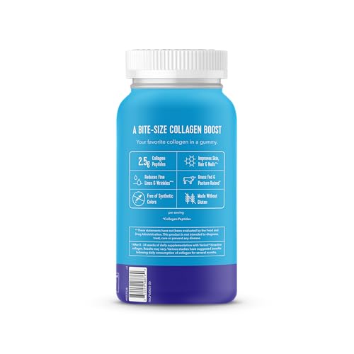 Grape Flavor Collagen Gummies, 120 ct, Pack of 2 F577