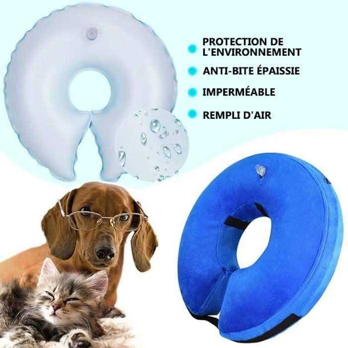 Protective Inflatable Cone Collar for Dogs and Cats E837748