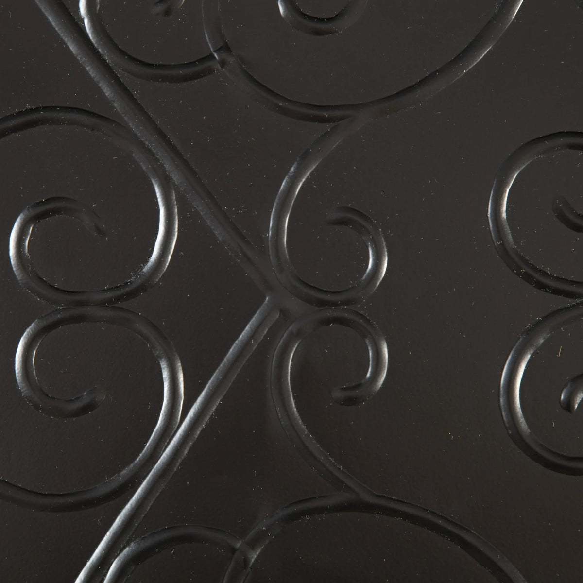Black Metal Boot Tray with Coir Insert O26948
