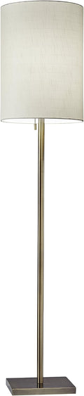 Antique Brass Beige Floor Lamp P31376