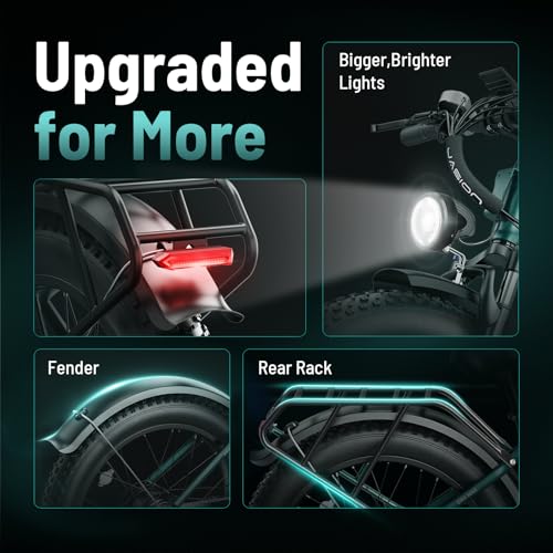 Electric Bike with 1500W Peak Motor, 48V 15Ah Battery, 26'' x 4'' Fat Tire R72195