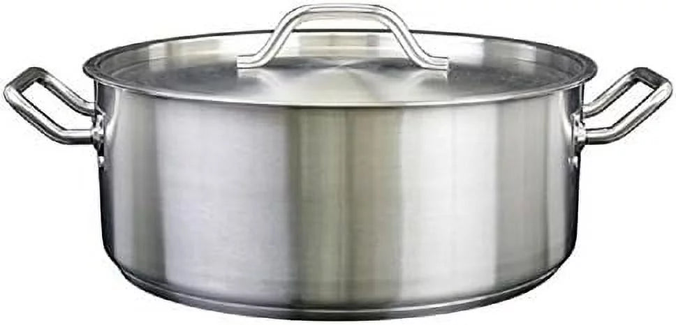 15 Quart Stainless Steel Braiser With Cover L826660