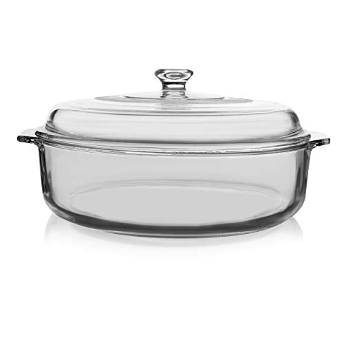 2-quart Glass Casserole Baking Dish with Cover G659