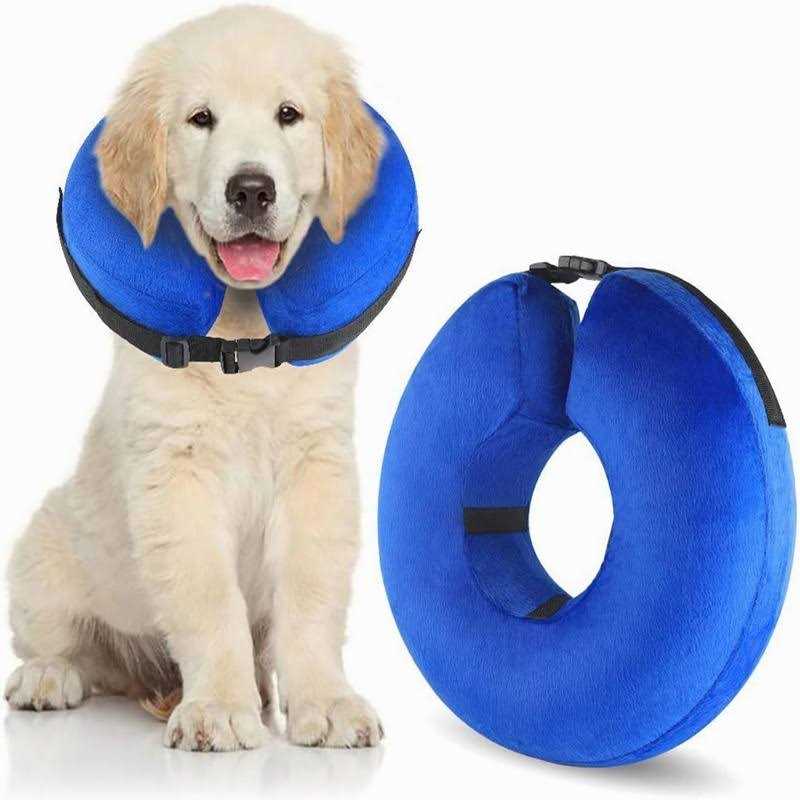 Protective Inflatable Cone Collar for Dogs and Cats E837748