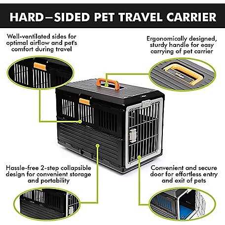 Pet carriers Airline Tsa Approved Travel crates for Cats and Dogs D914