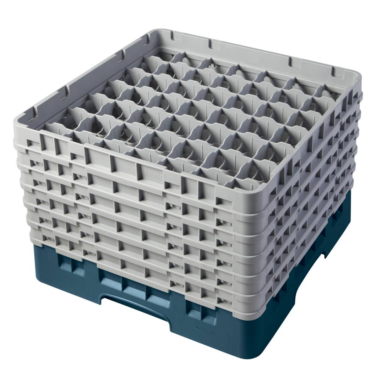 Teal 9 Compartment Full Size Glass Rack F75401